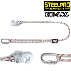 تصویر لنیارد رگلاژی طنابی قابل تنظیم (گریلون هوک) Steelpro Safety مدل CURM